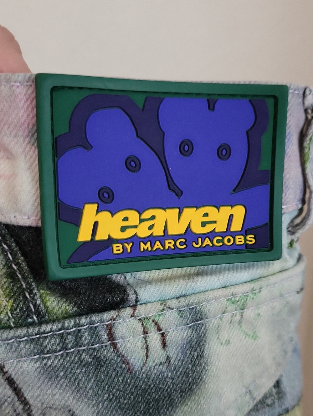 Marc Jacobs Heaven Multicolor Punk Playground Star Jeans Size 31 - Picture 10 of 14